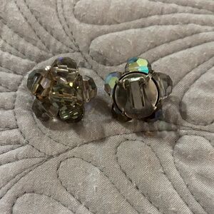 Vintage Crystal Clip-On Earrings